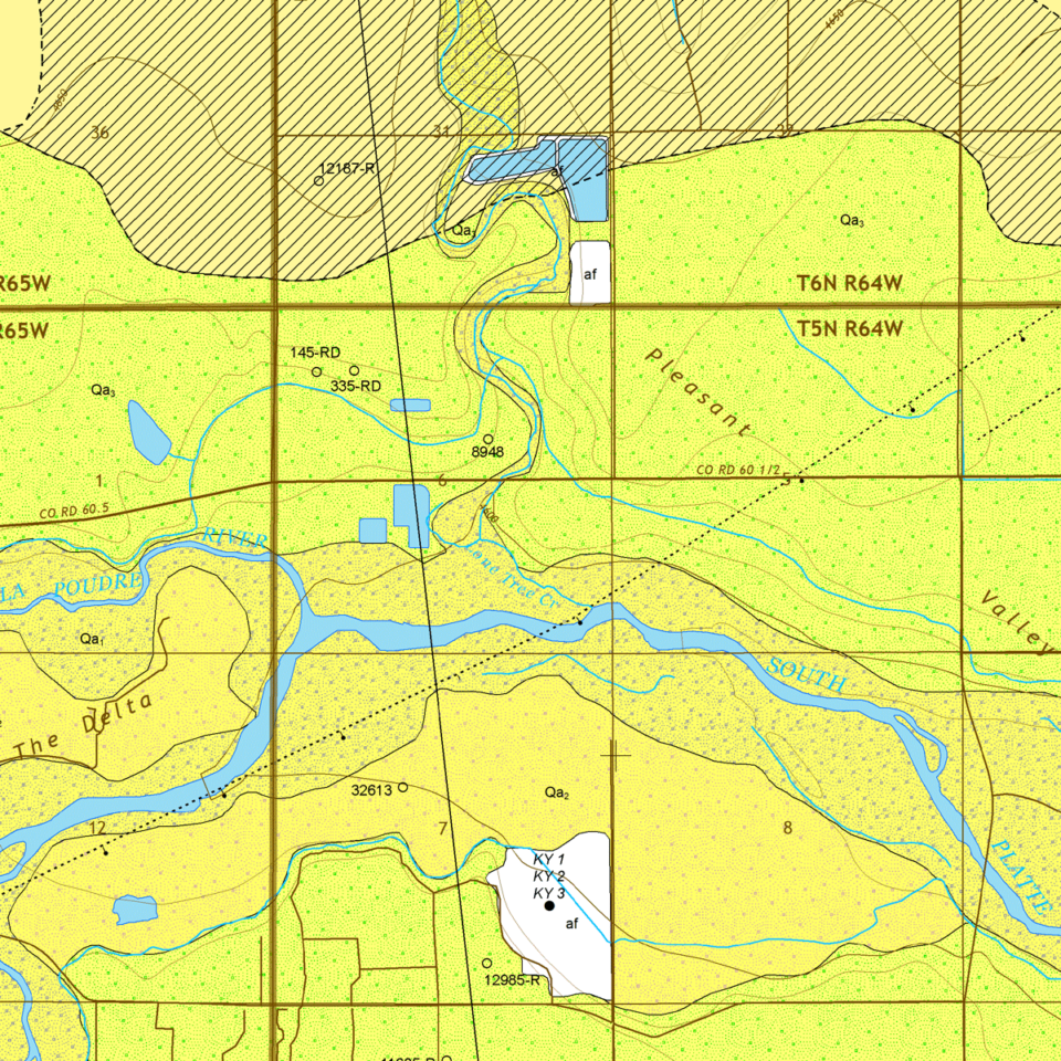 OF2006 Geologic Map of the Kersey Quadrangle, Weld County, Colorado