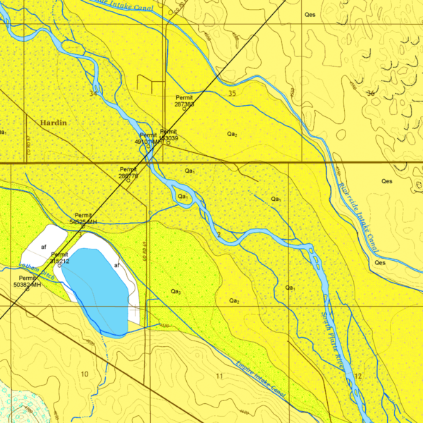 OF-21-04 Geologic Map of the Hardin Quadrangle, Weld County, Colorado