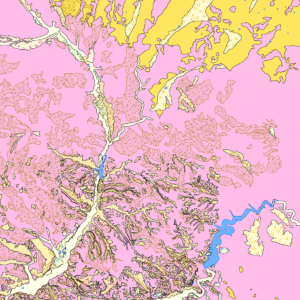 OF-22-12D Digital Compilation of Surficial Geology of the Craig 30x60 Minute Quadrangle, Moffat and Routt Counties, Colorado (Detail)