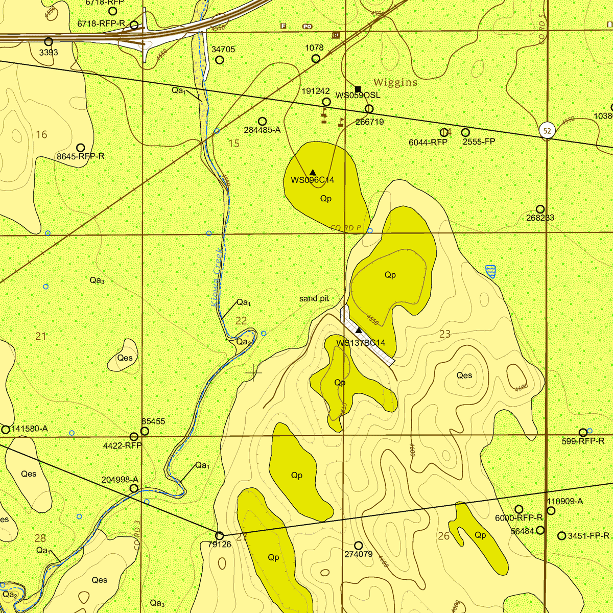 OF-23-06 Geologic Map of the Wiggins Quadrangle