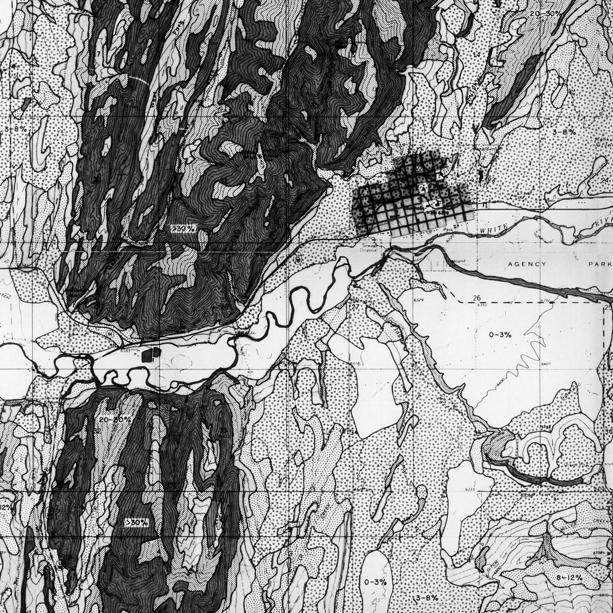 Rio Blanco County Gis Of-75-06 Slope Map Of The Meeker Area, Rio Blanco County, Colorado -  Colorado Geological Survey