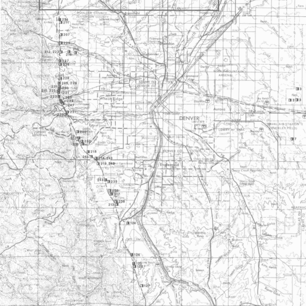 OF-78-09 Coal Mines and Coal Analysis of the Denver and Cheyenne Basins, Colorado (detail)