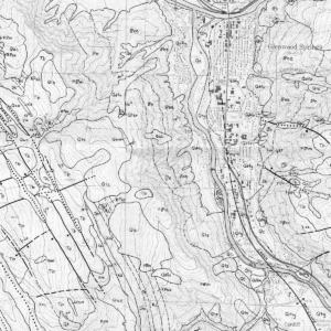OF-94-01 Preliminary Reconnaissance Geologic Map of the Southern Part of the Glenwood Springs Quadrangle, Colorado (detail)