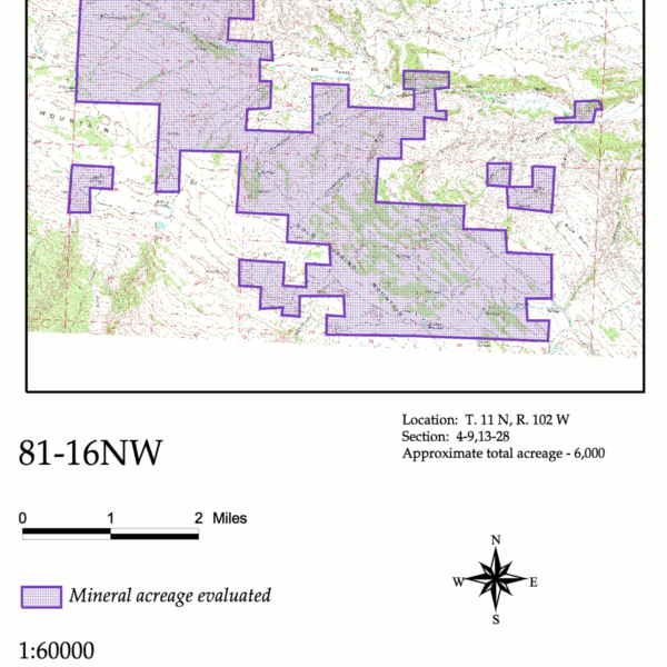 OF-98-06 Preliminary Evaluation of Mineral and Mineral Fuel Potential of the 130 Tracts of State Trust Land Nominated by the Public for Inclusion in the Stewardship Trust (Round 1) (detail)