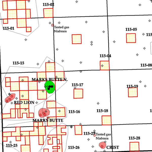 OF-99-08 Evaluation of Mineral and Mineral Fuel Potential of Sedgwick County State Mineral Lands Administered by the Colorado State Land Board (detail)
