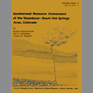 RS-22 Geothermal Resource Assessment of the Steamboat-Routt Hot Springs Area, Colorado