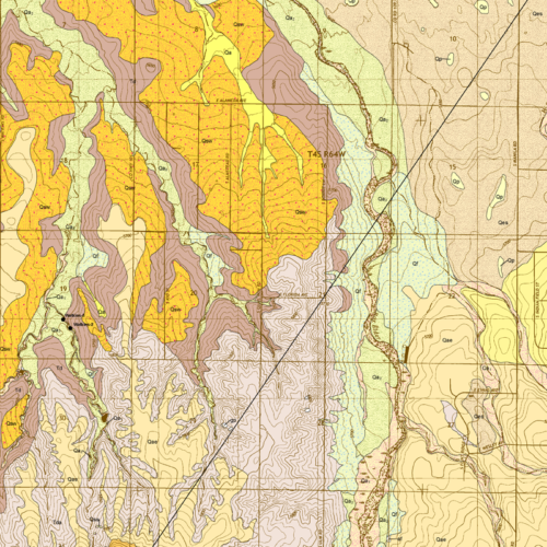 OF-16-02 Geologic Map of the Watkins Quadrangle, Arapahoe and Adams Counties, Colorado (Plate 1 detail).