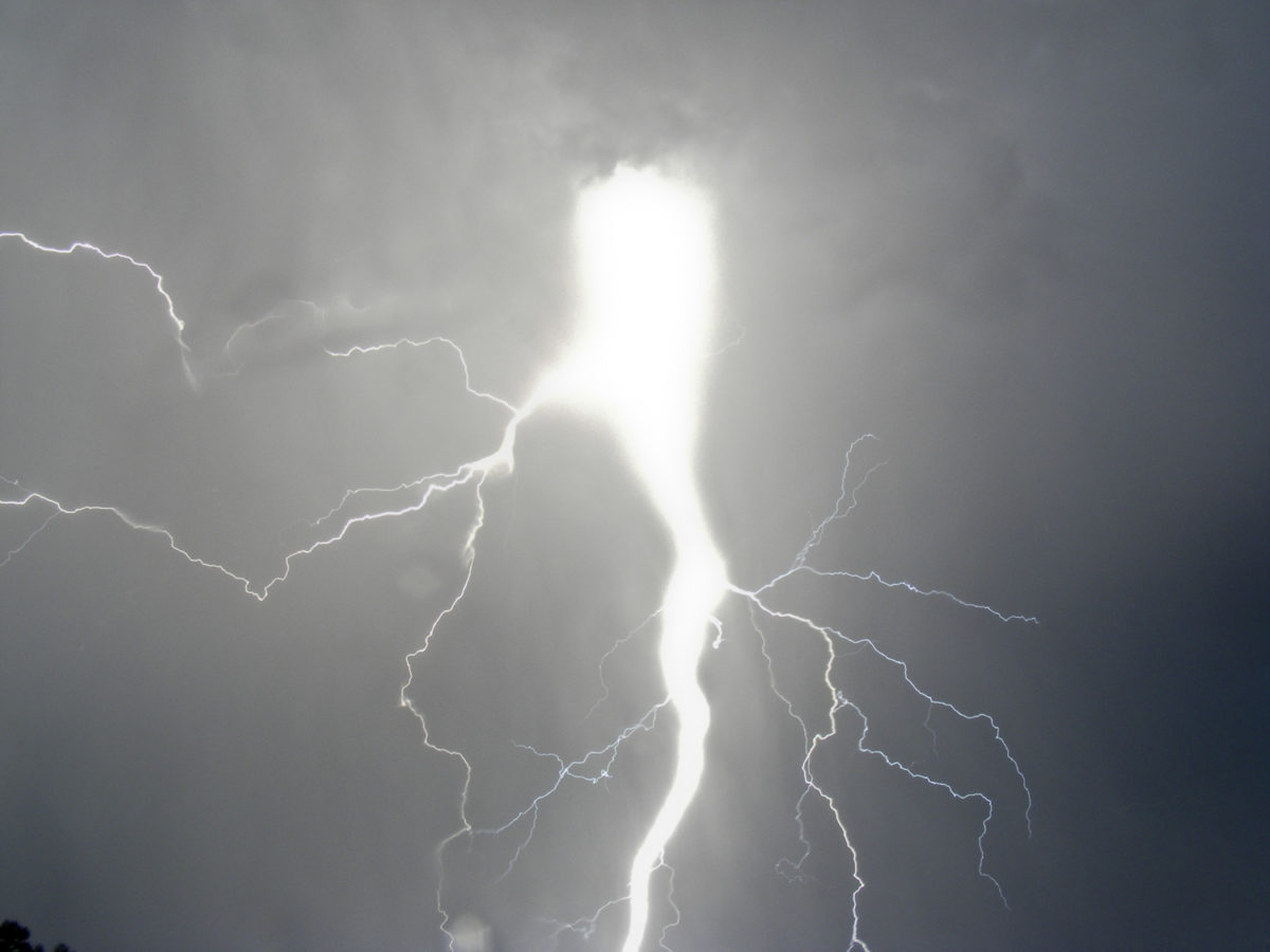 Colorado is well-known for the violence of summer afternoon thunderstorms that can be extremely dangerous, especially when at high-altitudes. Photo credit: David Noe for the CGS.