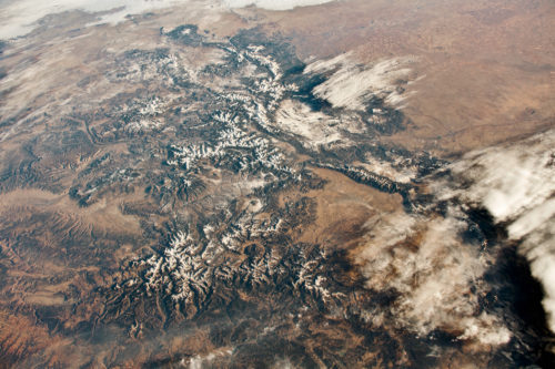 An expansive view of most of Colorado looking from the south-south-west from the International Space Station (ISS). Photo credit: NASA.