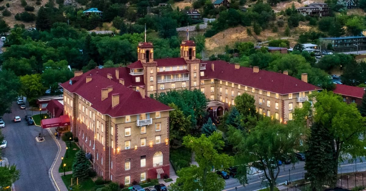 The Hotel Colorado, Glenwood Springs, Colorado.