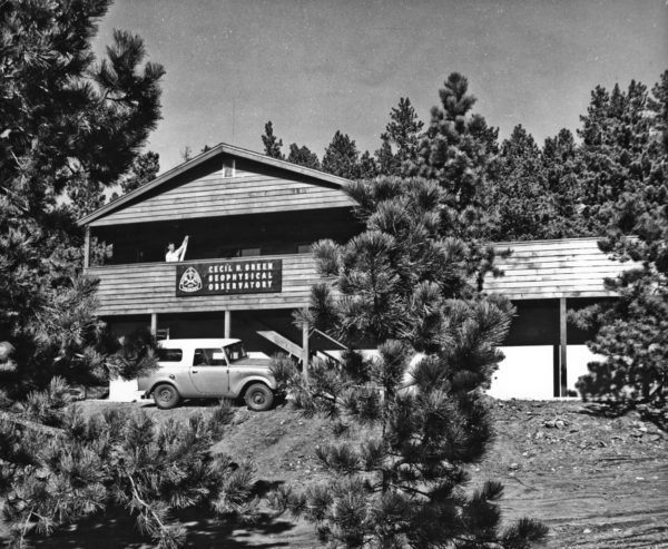 The Cecil H. Green Geophysical Observatory at Bergen Park, Jefferson County, Colorado, 1967. Photo credit: Colorado School of Mines.