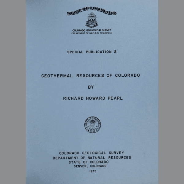 SP-02 Geothermal Resources of Colorado