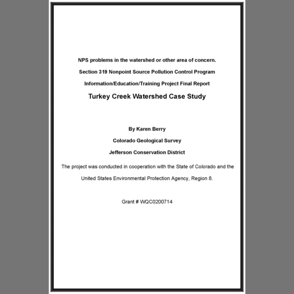 WAT-2005-01 - Turkey Creek Watershed Case Study