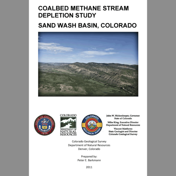 WAT-2011-03 Coalbed Methane Stream Depletion Assessment Study – Sand Wash Basin, Colorado